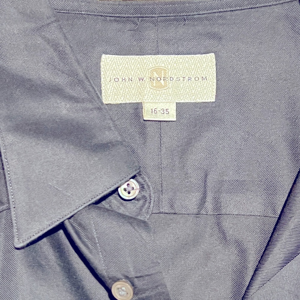 Men’s John W. Nordstrom Black Dress Shirt